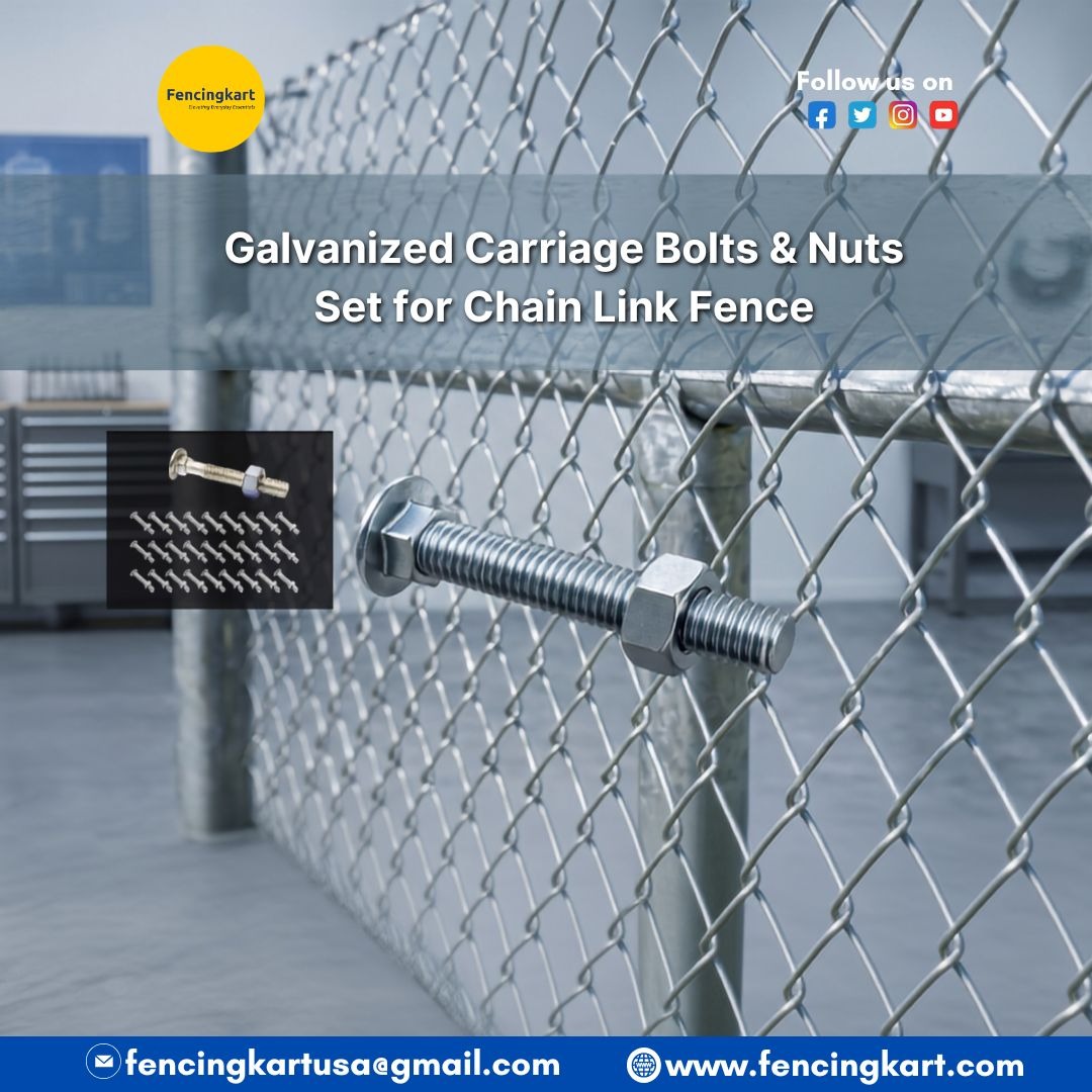 Carriage Bolts for Chain Link Fence